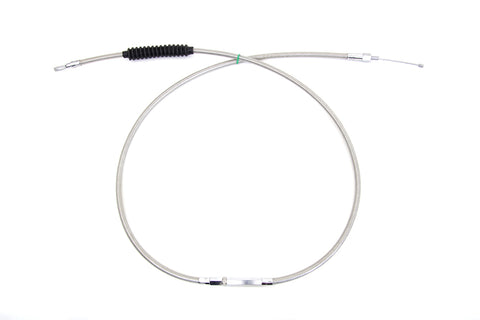 70.69 inch Braided Stainless Steel Clutch Cable - V-Twin Mfg.
