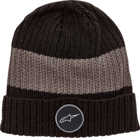 ALPINESTARS Ward Beanie - Black/Charcoal - One Size 1232-81200-1018