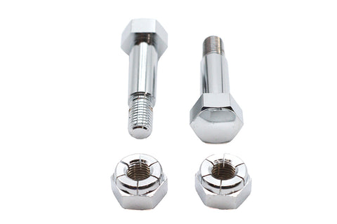 Large Driver Footpeg Bolt Set Chrome - V-Twin Mfg.