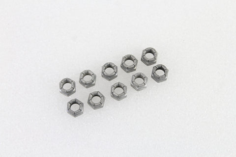 Flexloc Nuts 3/8 inch-24 Cadmium - V-Twin Mfg.