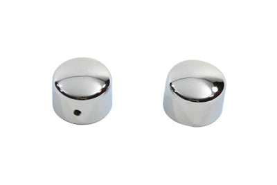 Chrome Front Axle Nut Cap Set - V-Twin Mfg.