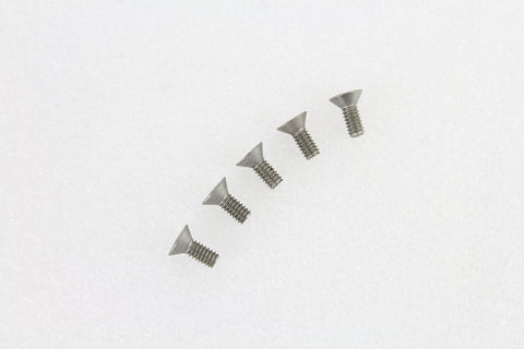 1/4 inch-20 x 5/8 inch Flathead Screw Stainless Steel - V-Twin Mfg.