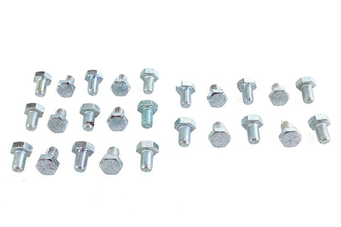 Hex Cap Bolts Zinc 5/16 inch X 1/2 inch - V-Twin Mfg.