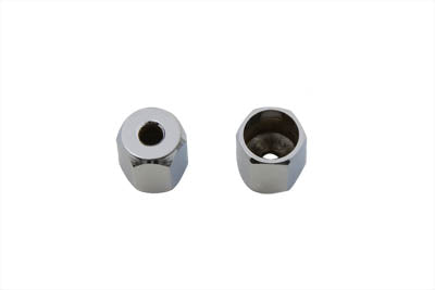 OE Turn Signal Bar End Nuts Chrome - V-Twin Mfg.