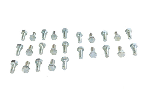 Hex Cap Bolts Zinc 5/16 inch-18 x 3/4 inch - V-Twin Mfg.