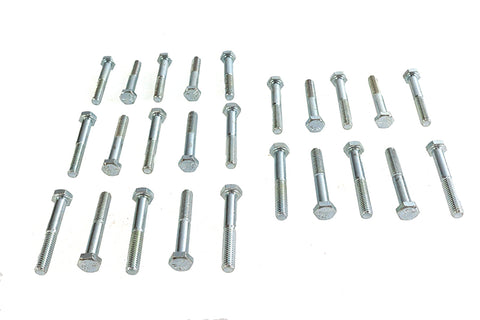 Hex Cap Bolts Zinc 5/16 inch X 2-1/4 inch - V-Twin Mfg.