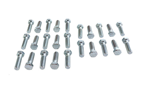 Hex Cap Bolts Zinc 7/16 inch x 1-1/2 inch - V-Twin Mfg.