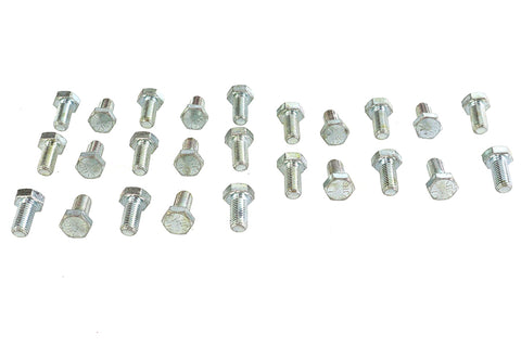 Hex Cap Bolts Zinc 5/16 inch x 5/8 inch - V-Twin Mfg.