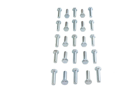 Hex Cap Bolts Zinc 5/16 inch X 1 inch - V-Twin Mfg.