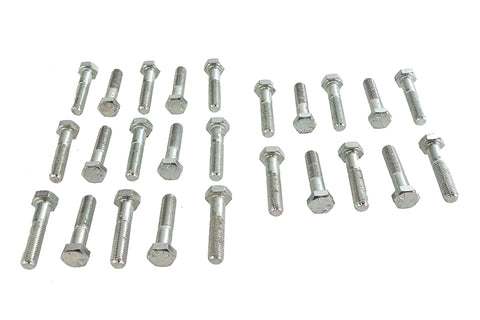 Hex Cap Bolts Zinc 5/16 inch X 1-1/2 inch - V-Twin Mfg.