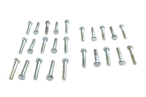 Hex Cap Bolts Zinc 5/16 inch X 1-3/4 inch - V-Twin Mfg.