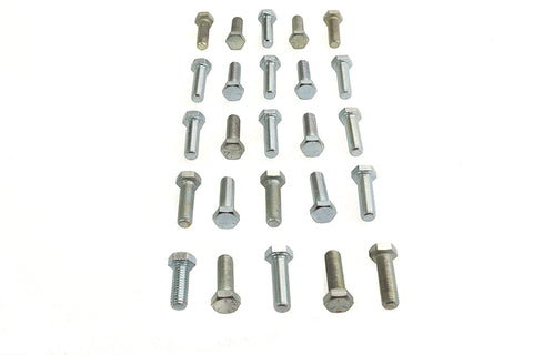 Hex Cap Bolts Zinc 3/8 inch X 1-1/4 inch - V-Twin Mfg.