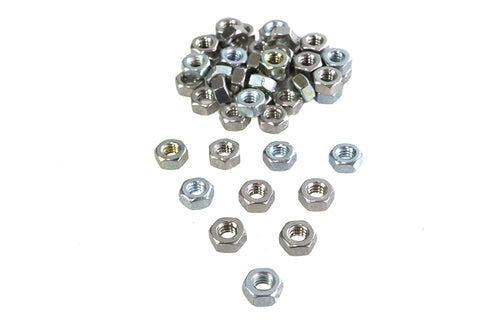 Zinc Hex Nuts 1/4 inch-20 Standard - V-Twin Mfg.