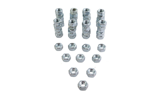 Zinc Hex Nuts 5/16 inch-18 Standard - V-Twin Mfg.
