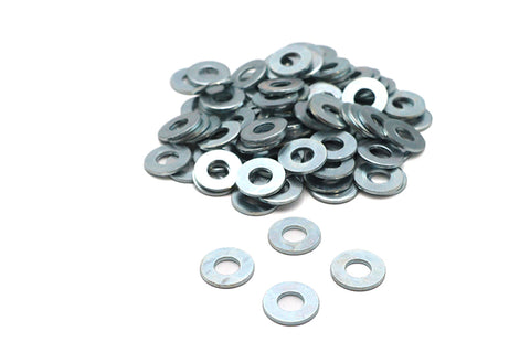 Zinc Flat Washers 1/4 inch Inner Diameter - V-Twin Mfg.