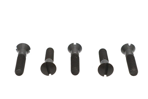 Oval Countersunk Head Screws 1/4 inch-24 X 1-1/8 inch - V-Twin Mfg.