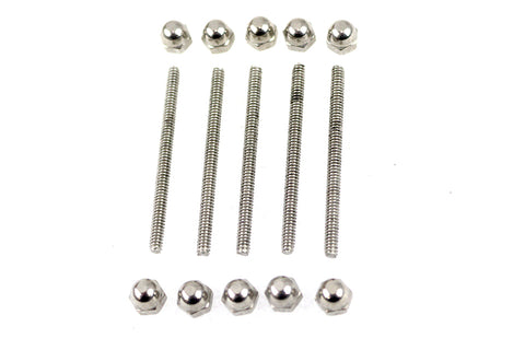 Wheel Cover Stainless Steel 6-32 Bolt and Nut Kit - V-Twin Mfg.