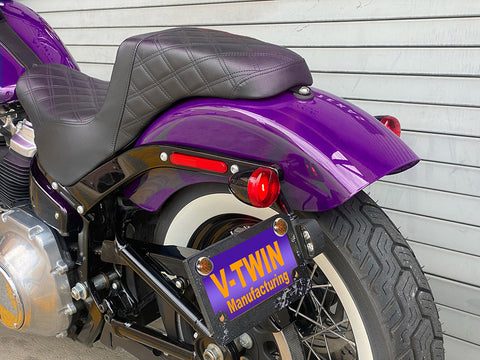 License Plate Reflector Set Amber - V-Twin Mfg.