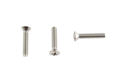 Oval Head Screws Mount Kit Stainless Steel - V-Twin Mfg.