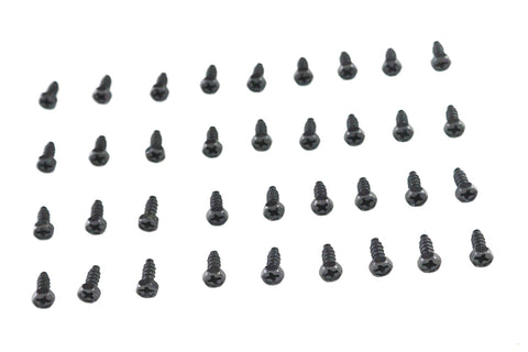 Rocker Box Cover Screw Set Black - V-Twin Mfg.