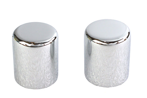 Small Magnetic Docking Points Cover Set Chrome - V-Twin Mfg.