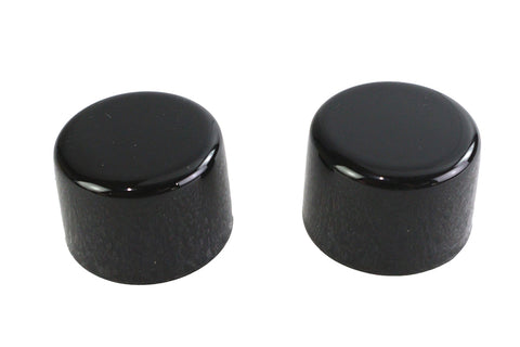 Short Magnetic Docking Points Cover Set Gloss Black - V-Twin Mfg.