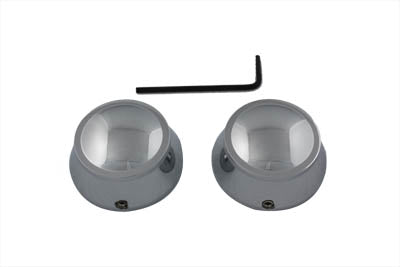 Swingarm Pivot Caps Chrome - V-Twin Mfg.