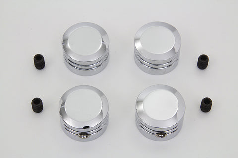 Head Bolt Cover Set Chrome - V-Twin Mfg.