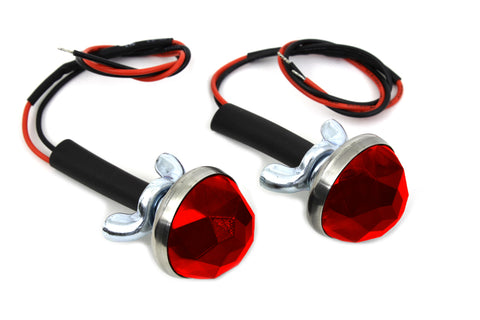 Red LED Reflector Set - V-Twin Mfg.