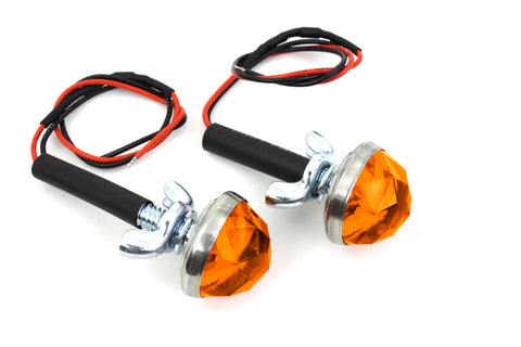 Amber LED Reflector Set - V-Twin Mfg.