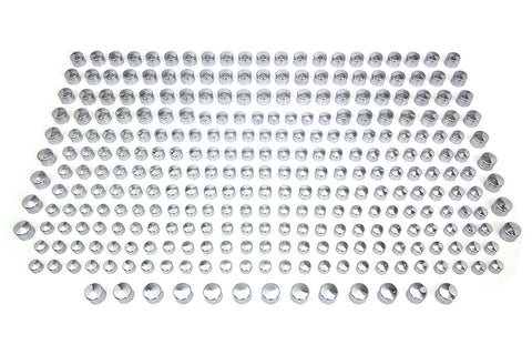 Wyatt Gatling Chrome Cap Assortment - V-Twin Mfg.