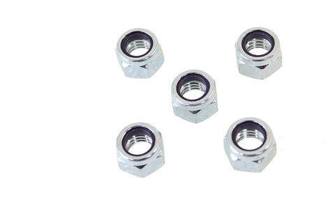 Zinc Plated 7/16 inch-14 Nyloc Lock Nut - V-Twin Mfg.