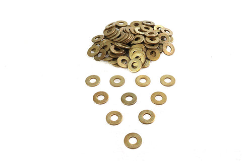Cadmium Plated 1/4 inch Flat Washers - V-Twin Mfg.