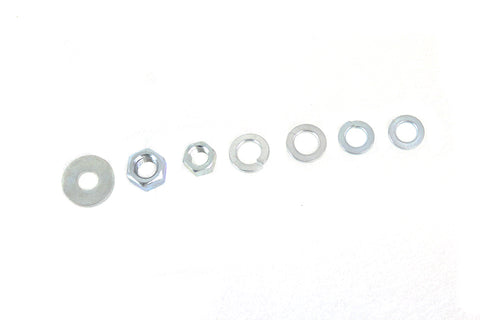 Spring Fork Nut and Washer Kit Zicad Plated - V-Twin Mfg.