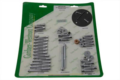 Engine Dress Up Screw Kit Allen Chrome - V-Twin Mfg.