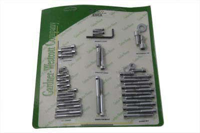 Engine Dress Up Screw Kit Allen Chrome - V-Twin Mfg.