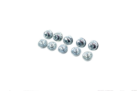 Panhead Screw with Spring Lock Washer Steel - V-Twin Mfg.