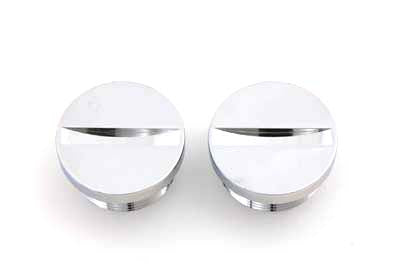Primary Cover Cap Set Chrome - V-Twin Mfg.