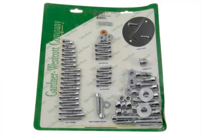 Engine Dress Up Screw Kit Allen Chrome - V-Twin Mfg.