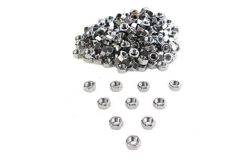 Chrome Hex Nuts 5/16 inch-24 - V-Twin Mfg.