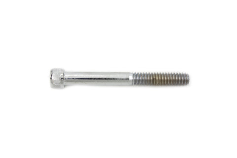 Allen Socket Cap Bolt Knurled Chrome 1/4 inch-20 X 2-1/4 inc - V-Twin Mfg.