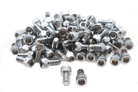 Allen Socket Cap Bolt Knurled Chrome 5/16 inch X 5/8 inch - V-Twin Mfg.