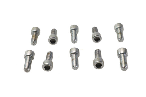 Allen Socket Cap Bolt Knurled Chrome 5/16 inch X 3/4 inch - V-Twin Mfg.