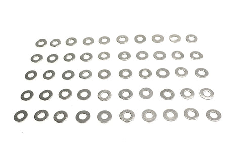 Chrome Flat Washers 5/16 inch X 5/8 inch - V-Twin Mfg.