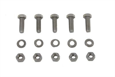 Stainless Steel Muffler Clamp Bolt Set - V-Twin Mfg.