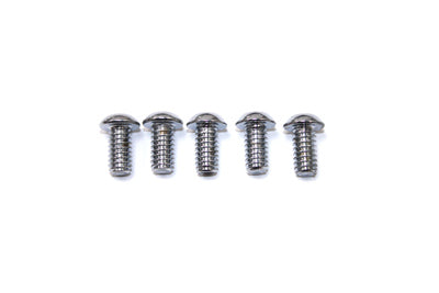Allen Button Head Screws Chrome 1/4 inch X 1/2 inch - V-Twin Mfg.