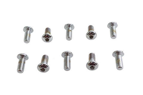 Allen Button Head Screws Chrome 5/16 inch X 3/4 inch - V-Twin Mfg.