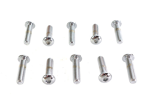 Allen Button Head Screws Chrome 5/16 inch X 1-1/4 inch - V-Twin Mfg.
