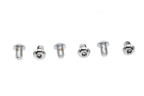 Allen Button Head Screws Chrome 5/16 inch X 1/2 inch - V-Twin Mfg.