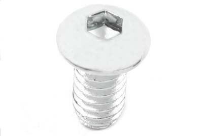 Allen Button Head Screws Chrome 3/8 inch X 1-1/4 inch - V-Twin Mfg.